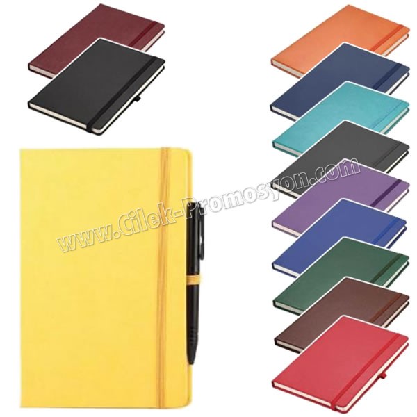13x21 Tarihsiz Ajanda - Not Defteri - Thermo Deri
