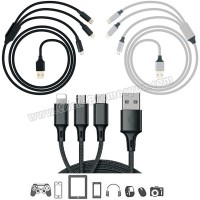 Ucuz Promosyon 3 Lü Şarj Kablosu APB3813 Ucuz Promosyon 3 Lü Şarj Kablosu APB3813