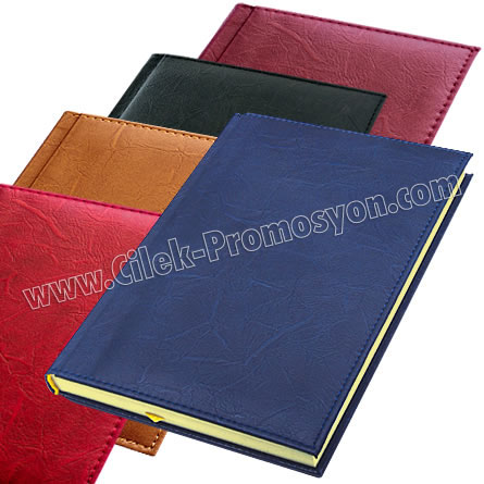 20x28 Haftalık Ajanda - Thermo Deri - Dikişli