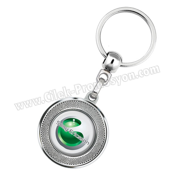 Broş Metal Anahtarlık Tek Taraflı