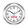 Toptan Ucuz Promosyon Duvar Saati 25,5 Cm Krom Kaplama AS20125-K