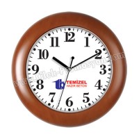 Ucuz Promosyon Duvar Saati Ahşap Desen 32,8 Cm AS20120-A Ucuz Promosyon Duvar Saati Ahşap Desen 32,8 Cm AS20120-A