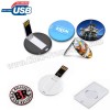 Toptan Ucuz Promosyon Flash Bellek 8 GB - Mini Kart Formunda Yuvarlak AFB3267-Y8