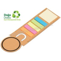 Ucuz Promosyon Geri Dönüşümlü Kitap Ayracı - Renkli Yapışkan Notluklu AGD24153 Ucuz Promosyon Geri Dönüşümlü Kitap Ayracı - Renkli Yapışkan Notluklu AGD24153