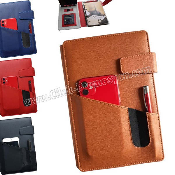 Hesap Makineli Organizer - Telefon Cepli