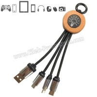 Ucuz Promosyon Işıklı Şarj Kablosu 3 Lü APB3814 Ucuz Promosyon Işıklı Şarj Kablosu 3 Lü APB3814