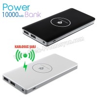 Kablosuz Portatif Şarj 10000 mAh - 2 Çıkışlı APB3809