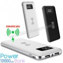 Toptan Ucuz Promosyon Kablosuz PowerBank 10000 mAh - 2 Çıkışlı - Dijital Göstergeli APB3832