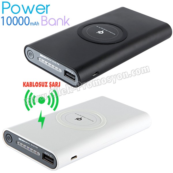 Kablosuz PowerBank 10000 mAh
