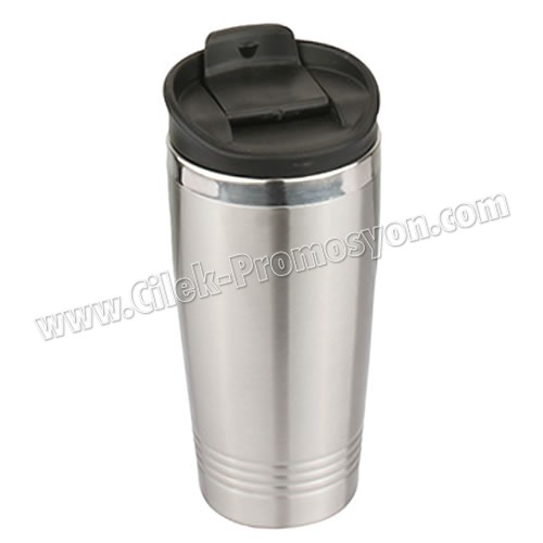 Kulpsuz Termos Bardak - Kupa - Mug 480 mL - Metal