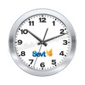 Toptan Ucuz Promosyon Metal Duvar Saati 30 Cm Krom AS20101-30