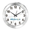 Toptan Ucuz Promosyon Metal Duvar Saati 34 Cm Çelik AS20104-34