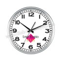Toptan Ucuz Promosyon Metal Duvar Saati 34 Cm Çelik AS20106-34