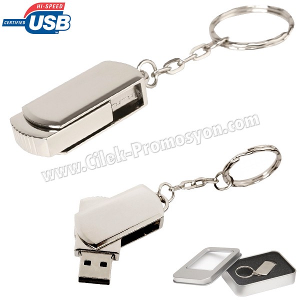 Metal Flash Bellek 16 GB - Anahtarlıklı
