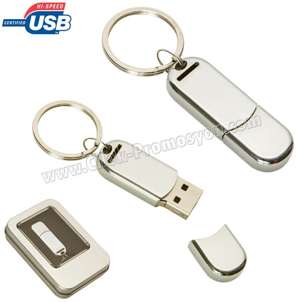 Metal Flash Bellek 16 GB - Anahtarlıklı