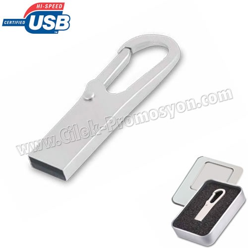 Metal Flash Bellek 8 GB - Anahtarlıklı