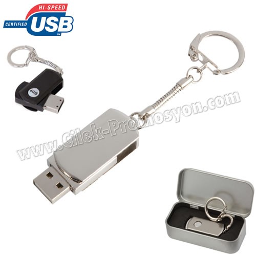 Metal Flash Bellek 8 GB - Anahtarlıklı