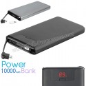 Metal Batarya Şarj Aleti 10000 mAh - Kendinden Kablolu - Dijital Göstergeli APB3799