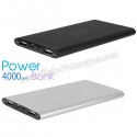 Toptan Ucuz Promosyon Metal PowerBank 4000 mAh - 2 Çıkışlı APB3797