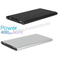 Ucuz Promosyon Metal PowerBank 4000 mAh - 2 Çıkışlı APB3797 Ucuz Promosyon Metal PowerBank 4000 mAh - 2 Çıkışlı APB3797