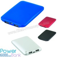 Ucuz Promosyon Metal PowerBank 6000 mAh - 2 Çıkışlı APB3820 Ucuz Promosyon Metal PowerBank 6000 mAh - 2 Çıkışlı APB3820