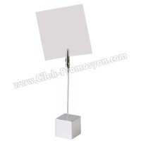 Ucuz Promosyon Not Tutucu Akrilik Gümüş Renk GMG426-C Ucuz Promosyon Not Tutucu Akrilik Gümüş Renk GMG426-C