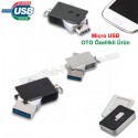 Toptan Ucuz Promosyon OTG Flash Bellek 16 GB - OTG Özellikli - Metal AFB3255