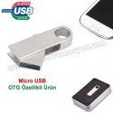 Toptan Ucuz Promosyon OTG Flash Bellek 8 GB - OTG Özellikli - Metal AFB3252