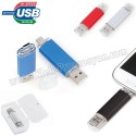 Toptan Ucuz Promosyon OTG Flash Bellek 8 GB - OTG Özellikli - Metal AFB3296-8
