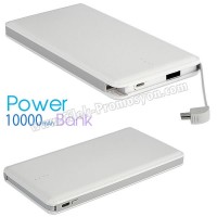 Ucuz Promosyon PowerBank 10000 mAh - Kendinden Kablolu APB3783