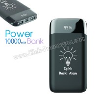 Telefon Şarj 10000 mAh - Işıklı Baskı - Dijital Göstergeli - 2 Çıkışlı APB3822