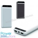 Toptan Ucuz Promosyon PowerBank 20000 mAh - 2 Çıkışlı APB3827