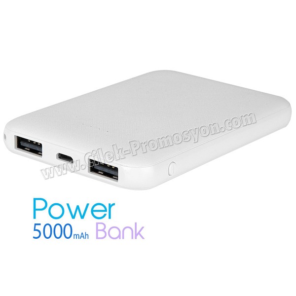 PowerBank 5000 mAh - 2 Çıkışlı