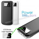 Power Bang 5000 mAh - Işıklı Baskı - Dijital Göstergeli APB3835
