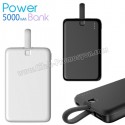 Baskılı Powerbank 5000 mAh - Kendinden Kablolu APB3830