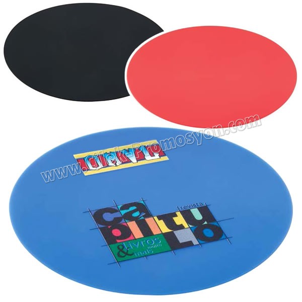 Silikon Mouse Pad - Yuvarlak