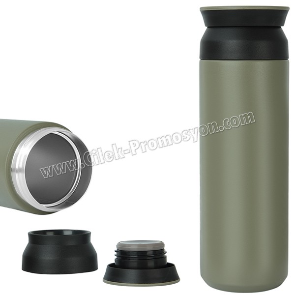 Termos 500 mL - Metal & Filtreli