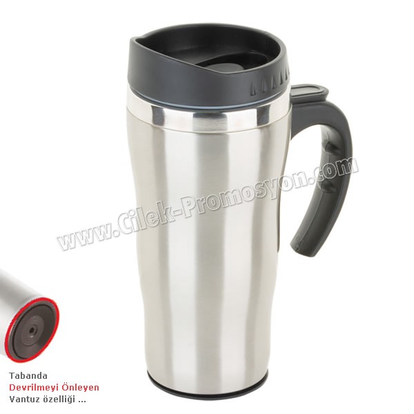 Devrilmez Termos Bardak - Kupa - Mug 475 mL - Metal