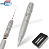Toptan Ucuz Promosyon Flash Bellekli Kalem 4 GB - Lazer Pointerli AFB3290-4